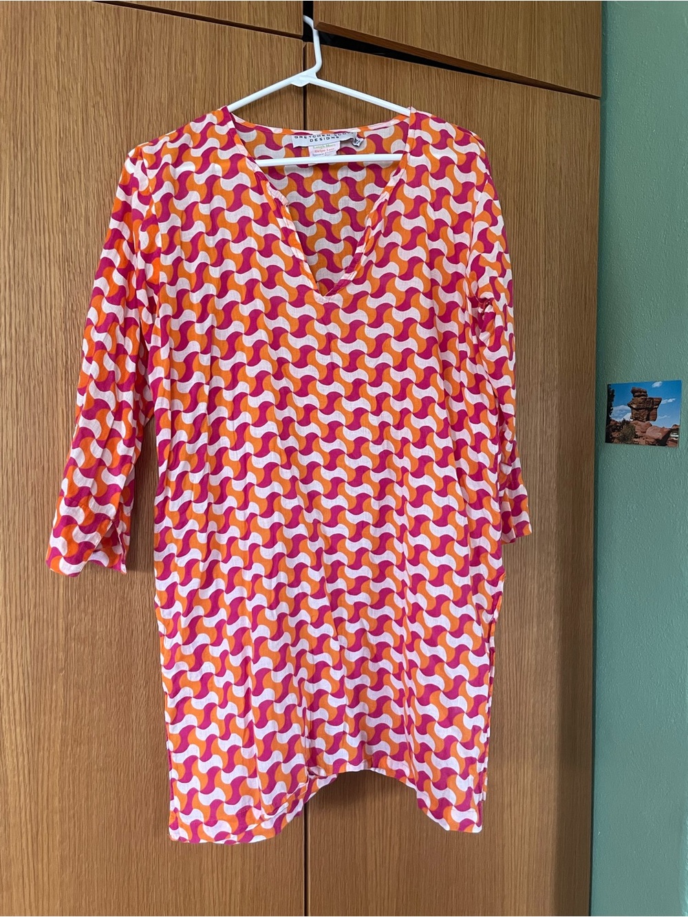 Gretchen Scott Designs cotton tunic size M